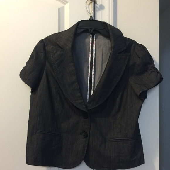 Womens Black Denim Jacket & Pant~ Sz XL/12 - Picture 3 of 7